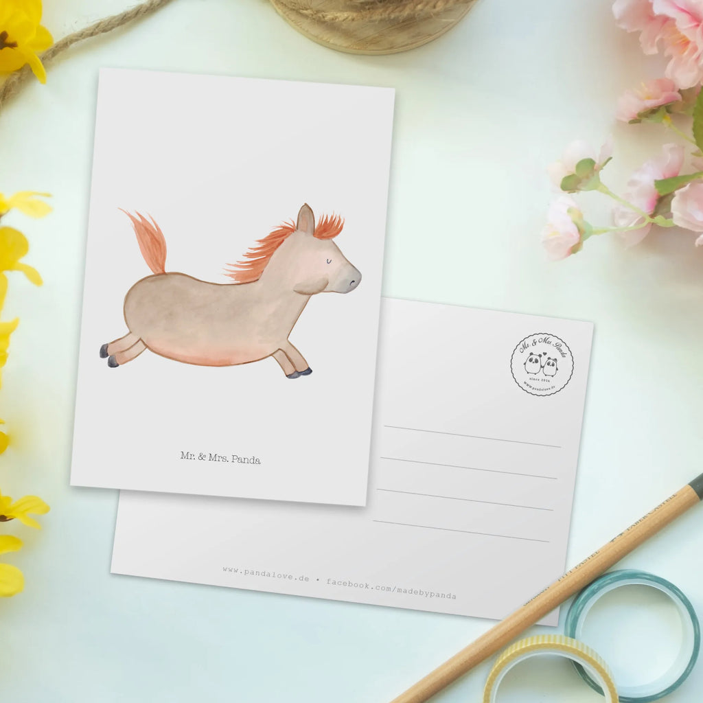 Postkarte Pferd springt Postkarte, Karte, Geschenkkarte, Grußkarte, Einladung, Ansichtskarte, Geburtstagskarte, Einladungskarte, Dankeskarte, Ansichtskarten, Einladung Geburtstag, Einladungskarten Geburtstag, Bauernhof, Hoftiere, Landwirt, Landwirtin, Pferd, Pony, Pferde, Stall, Pferdestall, ausreiten, reiten, Pferdebesitzer