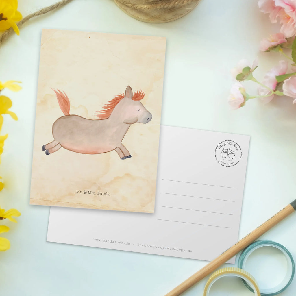 Postkarte Pferd springt Postkarte, Karte, Geschenkkarte, Grußkarte, Einladung, Ansichtskarte, Geburtstagskarte, Einladungskarte, Dankeskarte, Ansichtskarten, Einladung Geburtstag, Einladungskarten Geburtstag, Bauernhof, Hoftiere, Landwirt, Landwirtin, Pferd, Pony, Pferde, Stall, Pferdestall, ausreiten, reiten, Pferdebesitzer