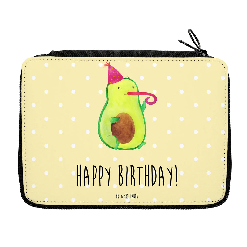 Federmappe Avocado Birthday Federmappe, Stiftetasche, Stifte Etui, Schule, Einschulung, Geschenk, Kind, Schüler, Schülerin, Stifterolle, Federmäppchen, Motiv, Grundschule, Federmäppchen bedruckt, Büro Stifte Etui, Bestückte Federmappe, Kinder Federmappe, Federmappe Einschulung, Avocado, Veggie, Vegan, Gesund