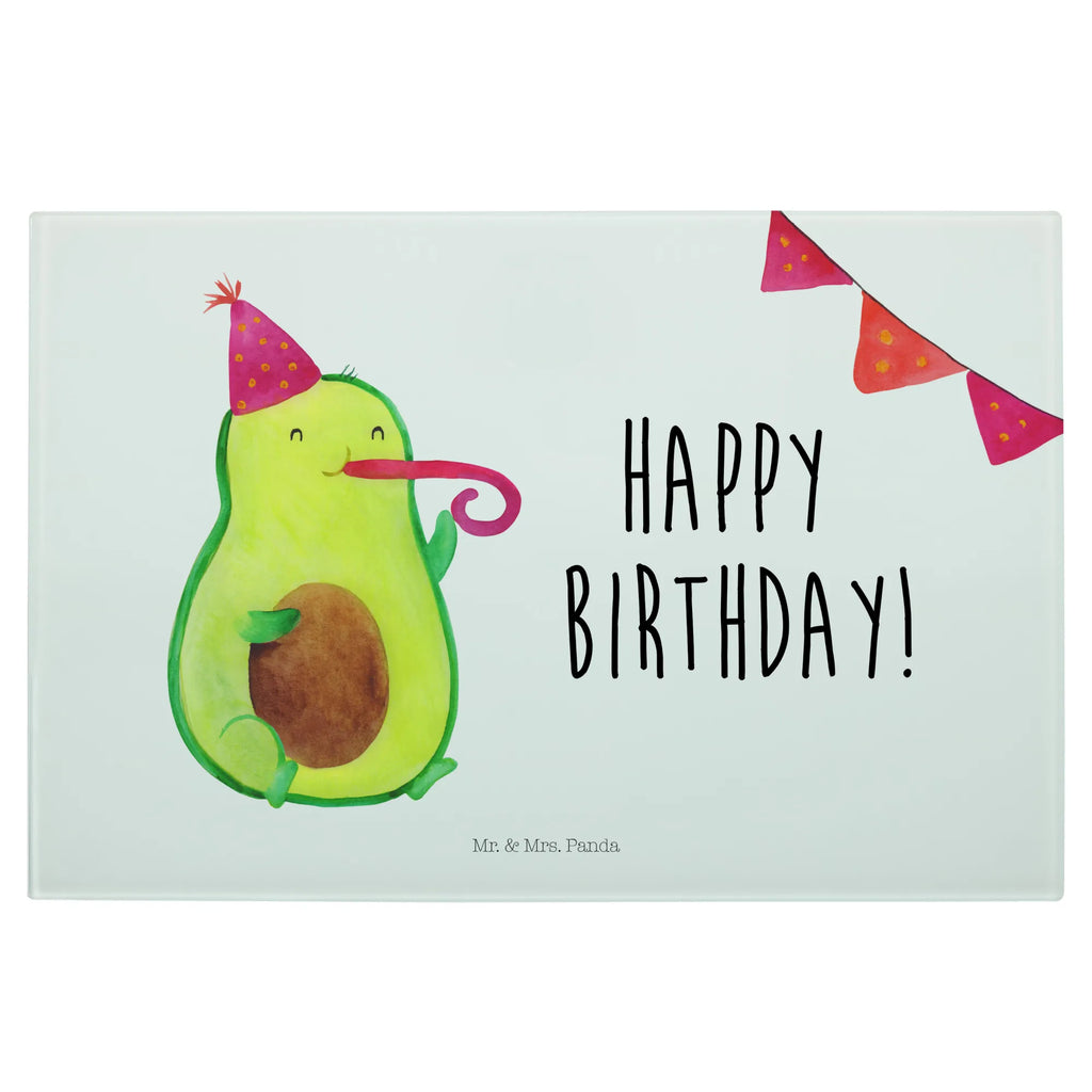 Glasschneidebrett Avocado Birthday Glasschneidebrett, Schneidebrett, Avocado, Veggie, Vegan, Gesund