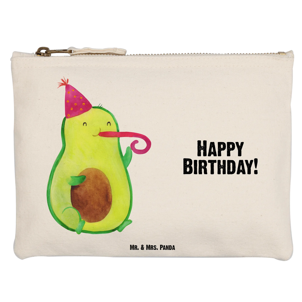 Schminktasche Avocado Birthday Schminktasche, Kosmetiktasche, Kosmetikbeutel, Stiftemäppchen, Etui, Federmappe, Makeup, XXL, Schminketui, Kosmetiketui, Schlamperetui, Avocado, Veggie, Vegan, Gesund