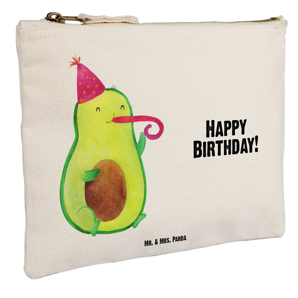 Schminktasche Avocado Birthday Schminktasche, Kosmetiktasche, Kosmetikbeutel, Stiftemäppchen, Etui, Federmappe, Makeup, XXL, Schminketui, Kosmetiketui, Schlamperetui, Avocado, Veggie, Vegan, Gesund