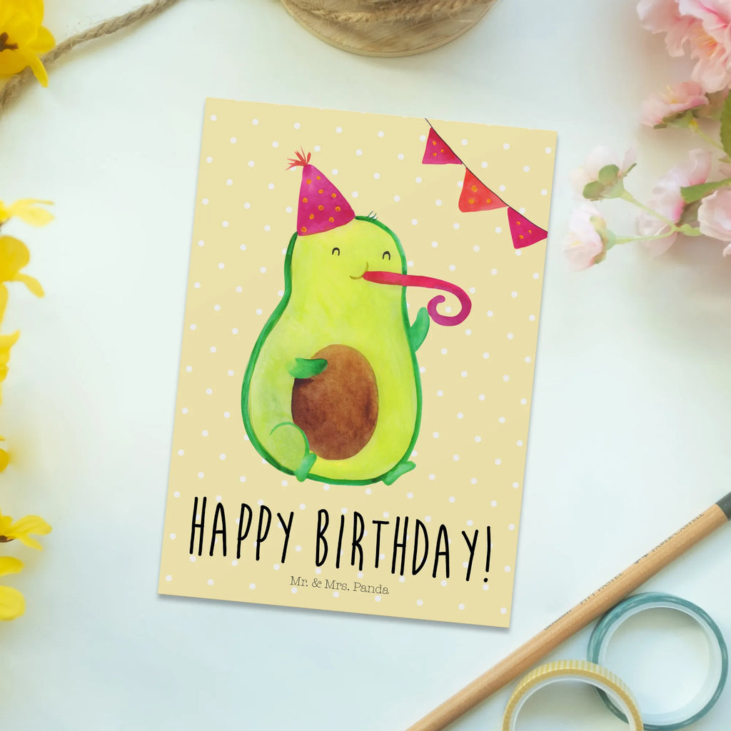 Postkarte Avocado Birthday Postkarte, Karte, Geschenkkarte, Grußkarte, Einladung, Ansichtskarte, Geburtstagskarte, Einladungskarte, Dankeskarte, Ansichtskarten, Einladung Geburtstag, Einladungskarten Geburtstag, Avocado, Veggie, Vegan, Gesund