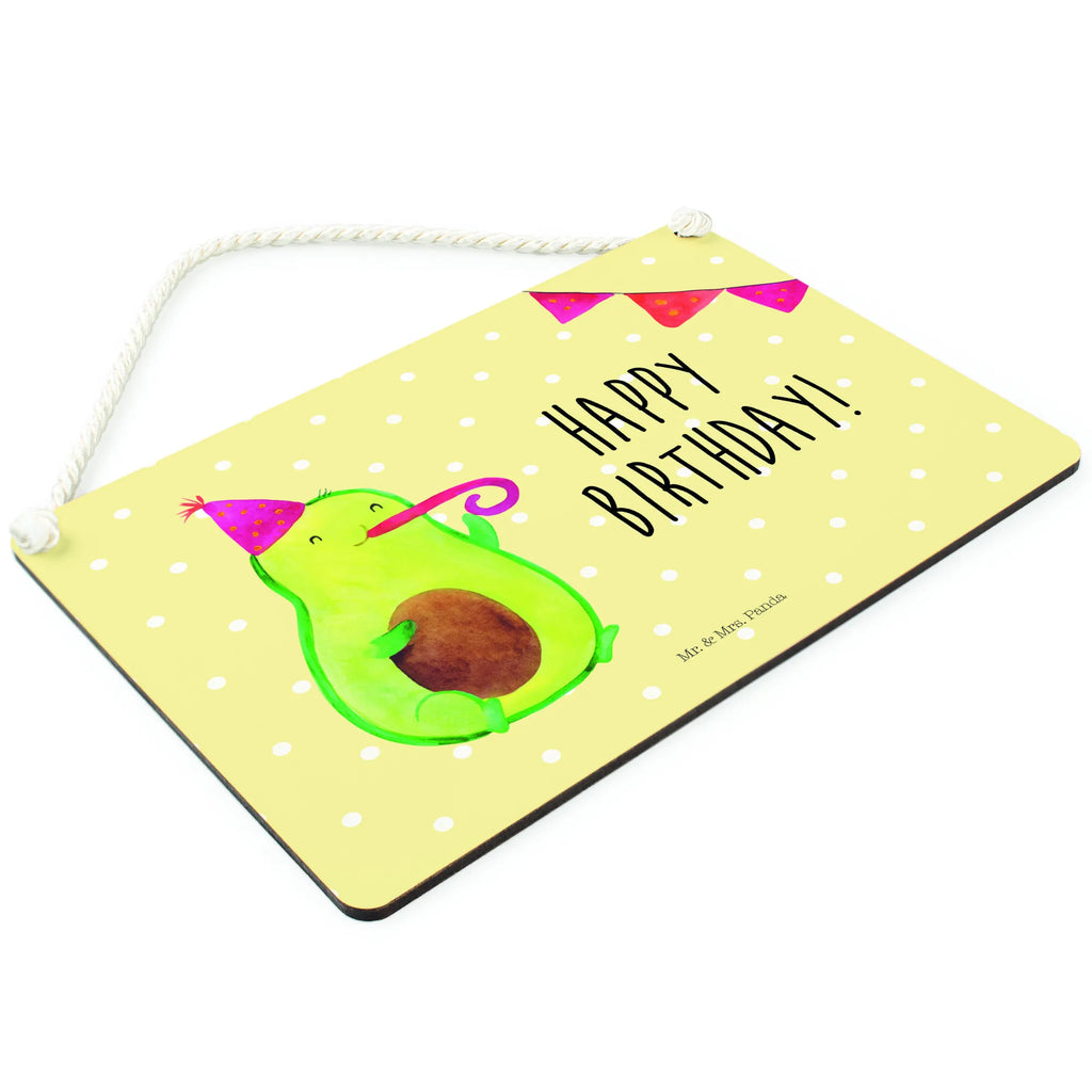 Deko Schild Avocado Birthday Dekoschild, Deko Schild, Schild, Tür Schild, Türschild, Holzschild, Wandschild, Wanddeko, Avocado, Veggie, Vegan, Gesund