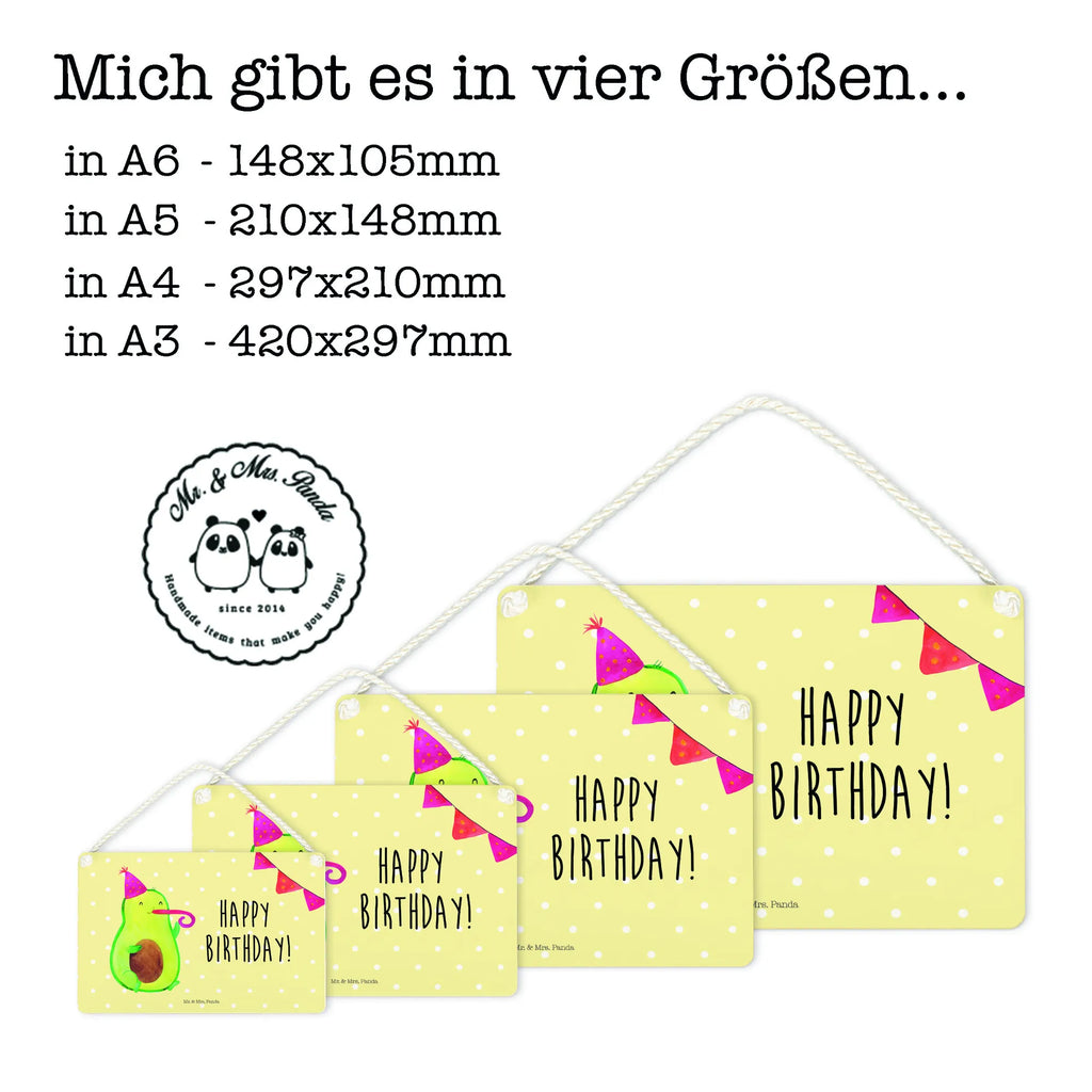 Deko Schild Avocado Birthday Dekoschild, Deko Schild, Schild, Tür Schild, Türschild, Holzschild, Wandschild, Wanddeko, Avocado, Veggie, Vegan, Gesund