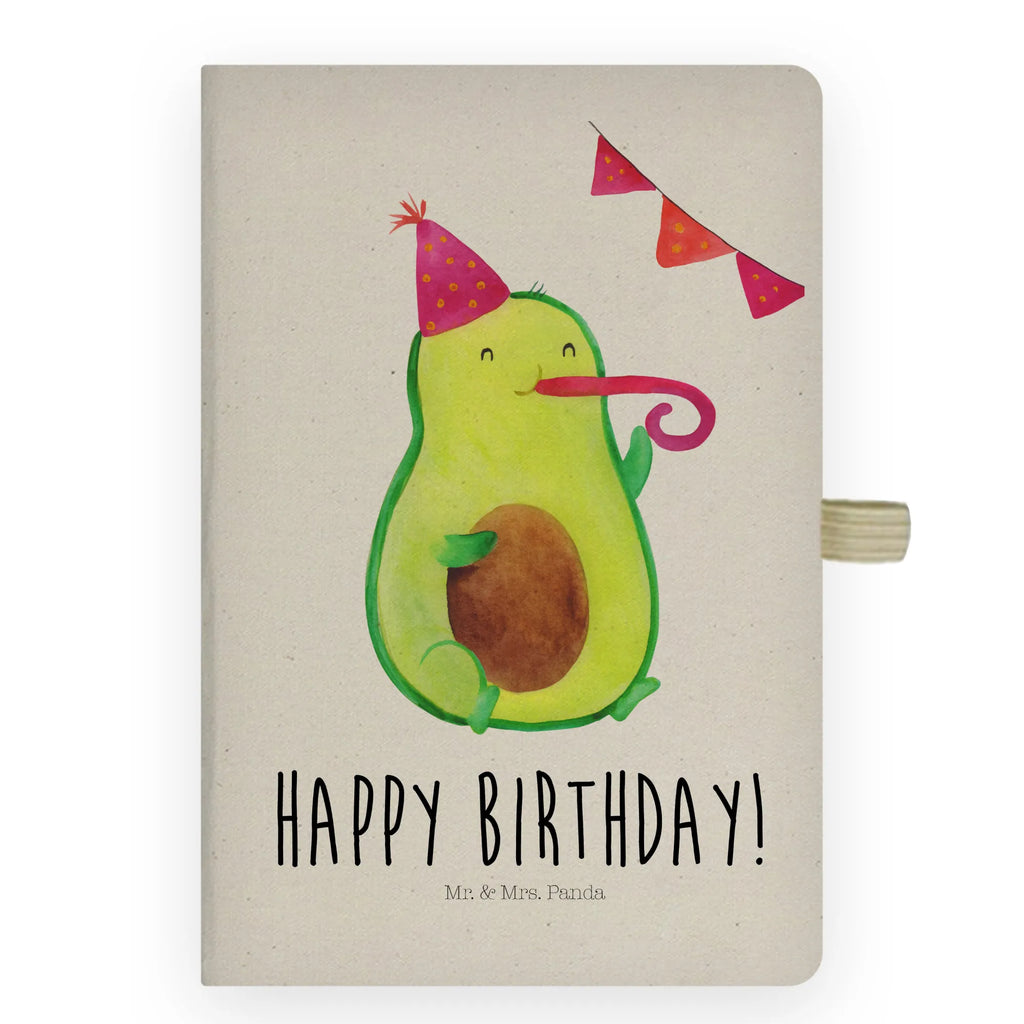 Baumwoll Notizbuch Avocado Birthday Notizen, Eintragebuch, Tagebuch, Notizblock, Adressbuch, Journal, Kladde, Skizzenbuch, Notizheft, Schreibbuch, Schreibheft, Avocado, Veggie, Vegan, Gesund