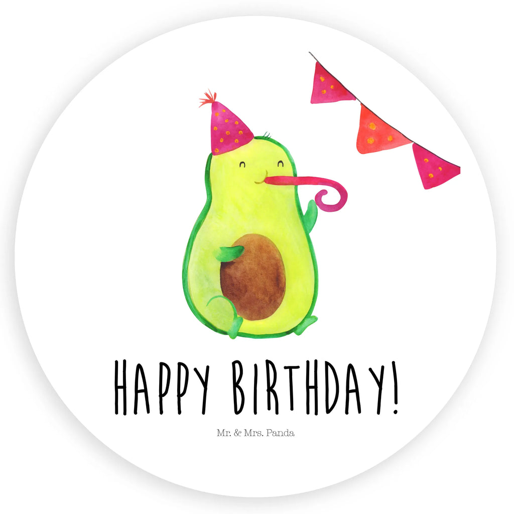 Rund Aufkleber Avocado Birthday Sticker, Aufkleber, Etikett, Kinder, rund, Avocado, Veggie, Vegan, Gesund