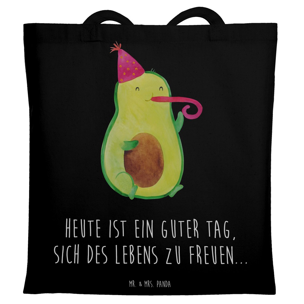 Tragetasche Avocado Partyhupe Beuteltasche, Beutel, Einkaufstasche, Jutebeutel, Stoffbeutel, Tasche, Shopper, Umhängetasche, Strandtasche, Schultertasche, Stofftasche, Tragetasche, Badetasche, Jutetasche, Einkaufstüte, Laptoptasche, Avocado, Veggie, Vegan, Gesund, Party, Feierlichkeit, Feier, Fete, Geburtstag, Gute Laune, Tröte