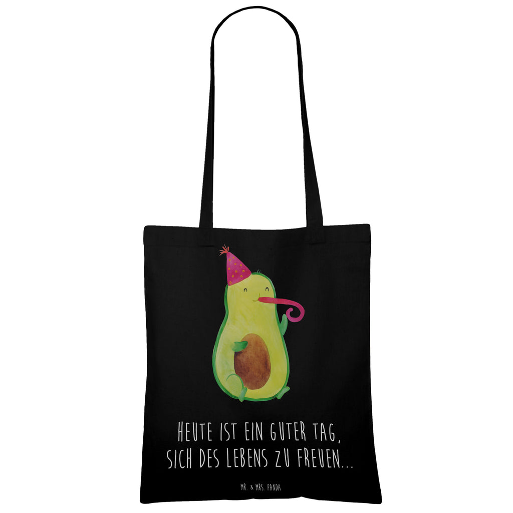 Tragetasche Avocado Partyhupe Beuteltasche, Beutel, Einkaufstasche, Jutebeutel, Stoffbeutel, Tasche, Shopper, Umhängetasche, Strandtasche, Schultertasche, Stofftasche, Tragetasche, Badetasche, Jutetasche, Einkaufstüte, Laptoptasche, Avocado, Veggie, Vegan, Gesund, Party, Feierlichkeit, Feier, Fete, Geburtstag, Gute Laune, Tröte