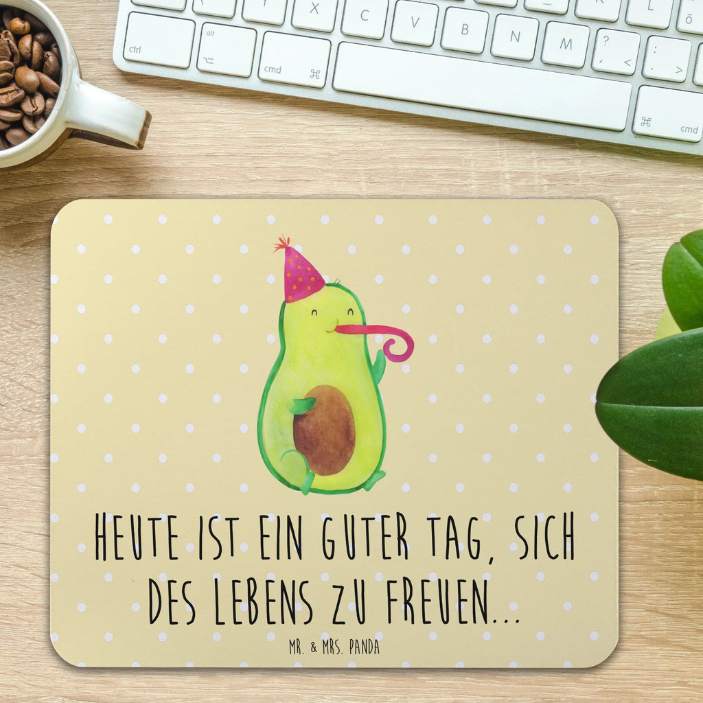 Mauspad Avocado Feier Mousepad, Computer zubehör, Büroausstattung, PC Zubehör, Arbeitszimmer, Mauspad, Einzigartiges Mauspad, Designer Mauspad, Mausunterlage, Mauspad Büro, Avocado, Veggie, Vegan, Gesund, Party, Feierlichkeit, Feier, Fete, Geburtstag, Gute Laune, Tröte