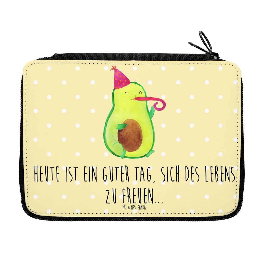 Federmappe Avocado Feier Federmappe, Stiftetasche, Stifte Etui, Schule, Einschulung, Geschenk, Kind, Schüler, Schülerin, Stifterolle, Federmäppchen, Motiv, Grundschule, Federmäppchen bedruckt, Büro Stifte Etui, Bestückte Federmappe, Kinder Federmappe, Federmappe Einschulung, Avocado, Veggie, Vegan, Gesund, Party, Feierlichkeit, Feier, Fete, Geburtstag, Gute Laune, Tröte