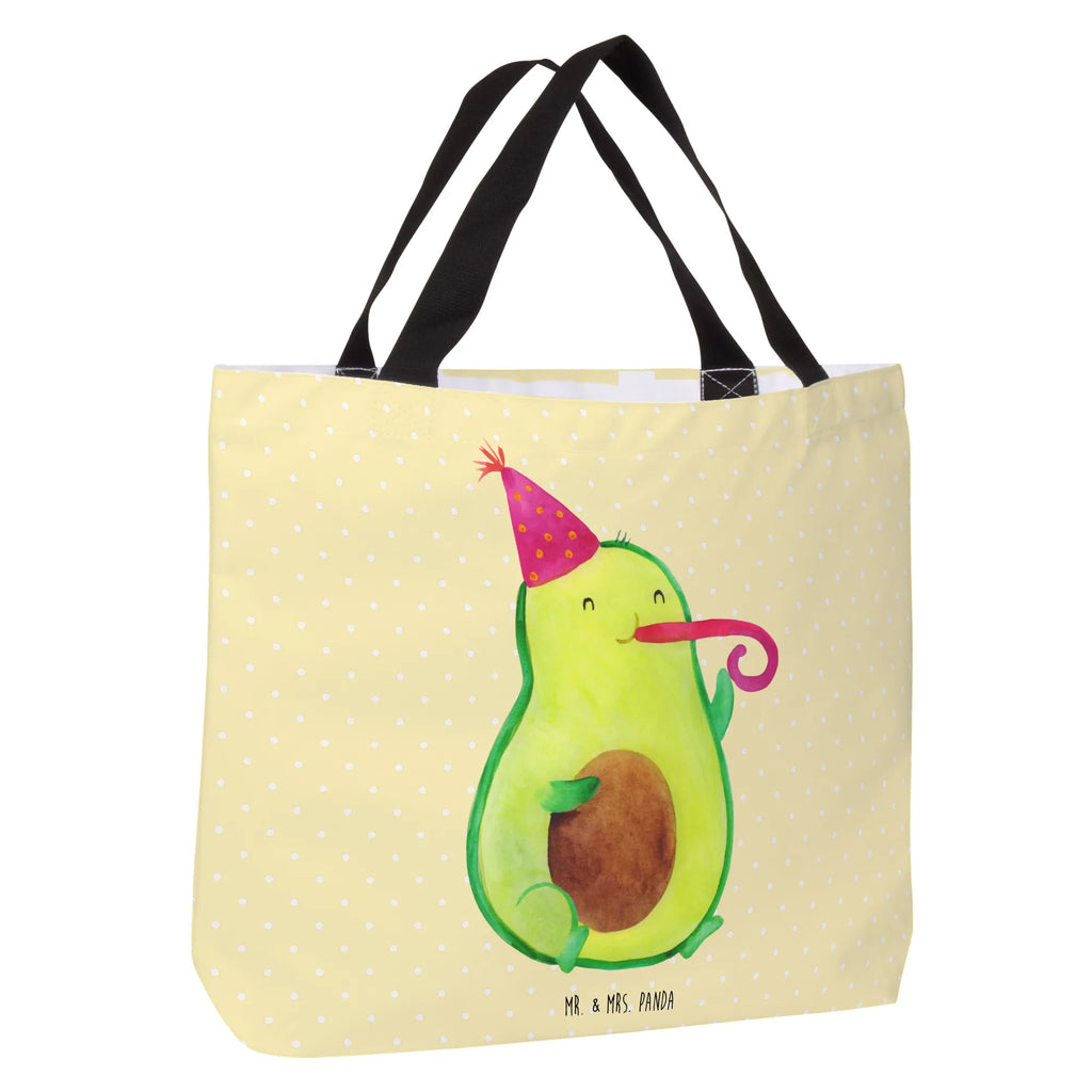 Shopper Avocado Partyhupe Beutel, Einkaufstasche, Tasche, Strandtasche, Einkaufsbeutel, Shopper, Schultasche, Freizeittasche, Tragebeutel, Schulbeutel, Alltagstasche, Avocado, Veggie, Vegan, Gesund, Party, Feierlichkeit, Feier, Fete, Geburtstag, Gute Laune, Tröte