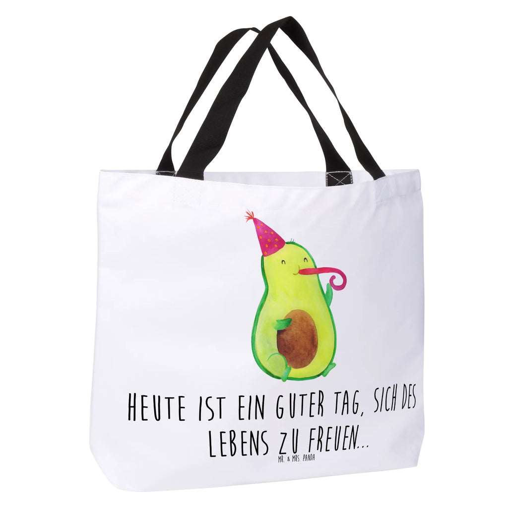 Shopper Avocado Partyhupe Beutel, Einkaufstasche, Tasche, Strandtasche, Einkaufsbeutel, Shopper, Schultasche, Freizeittasche, Tragebeutel, Schulbeutel, Alltagstasche, Avocado, Veggie, Vegan, Gesund, Party, Feierlichkeit, Feier, Fete, Geburtstag, Gute Laune, Tröte