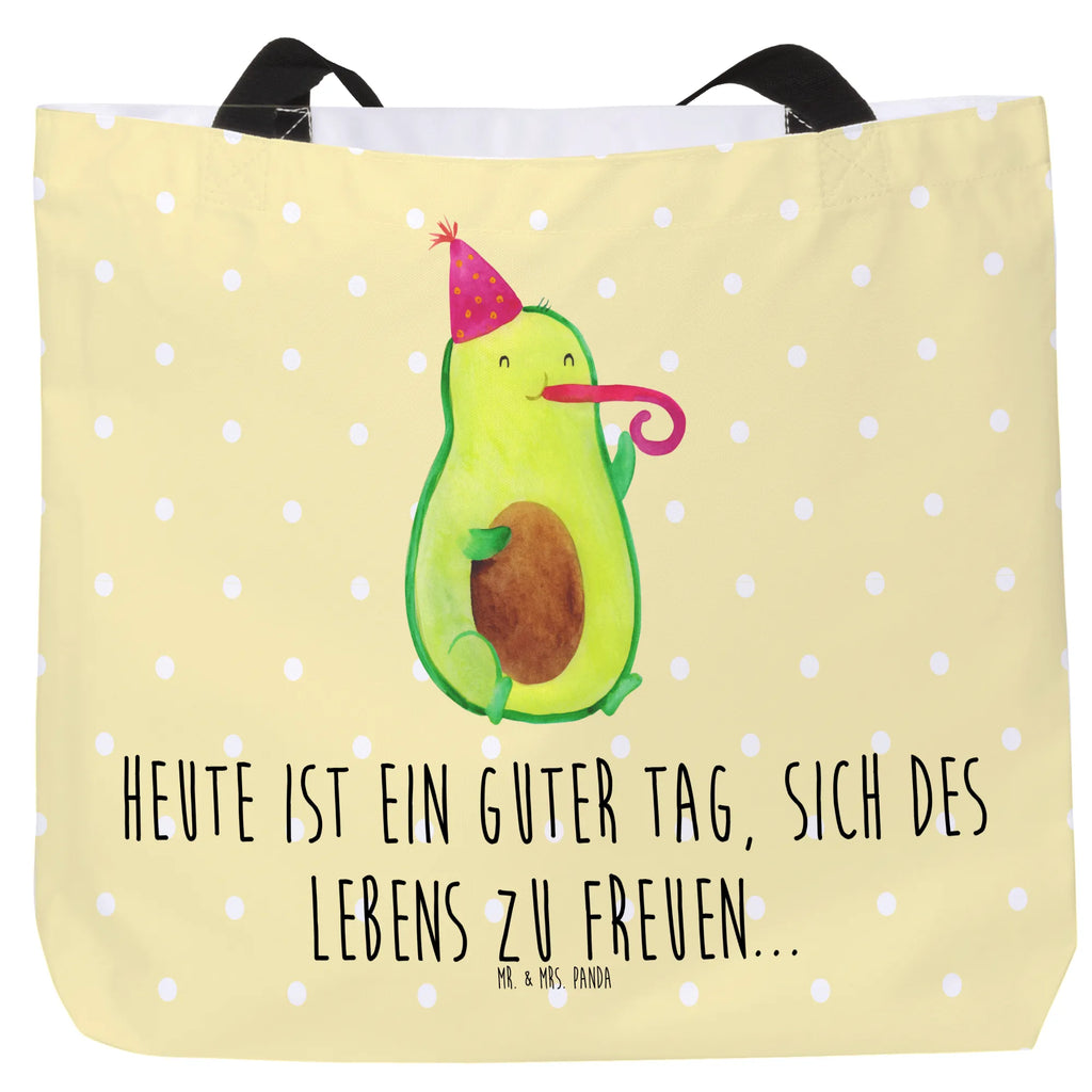 Shopper Avocado Partyhupe Beutel, Einkaufstasche, Tasche, Strandtasche, Einkaufsbeutel, Shopper, Schultasche, Freizeittasche, Tragebeutel, Schulbeutel, Alltagstasche, Avocado, Veggie, Vegan, Gesund, Party, Feierlichkeit, Feier, Fete, Geburtstag, Gute Laune, Tröte