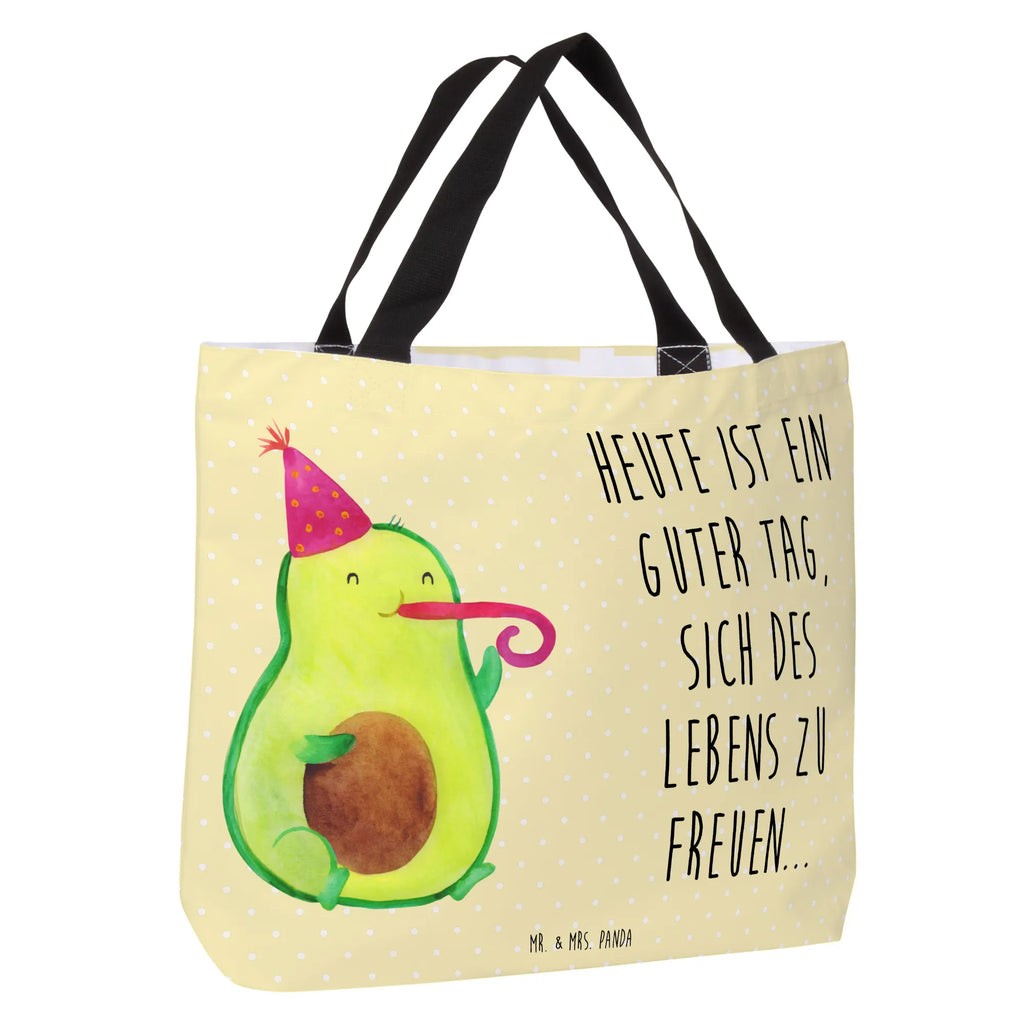 Shopper Avocado Partyhupe Beutel, Einkaufstasche, Tasche, Strandtasche, Einkaufsbeutel, Shopper, Schultasche, Freizeittasche, Tragebeutel, Schulbeutel, Alltagstasche, Avocado, Veggie, Vegan, Gesund, Party, Feierlichkeit, Feier, Fete, Geburtstag, Gute Laune, Tröte