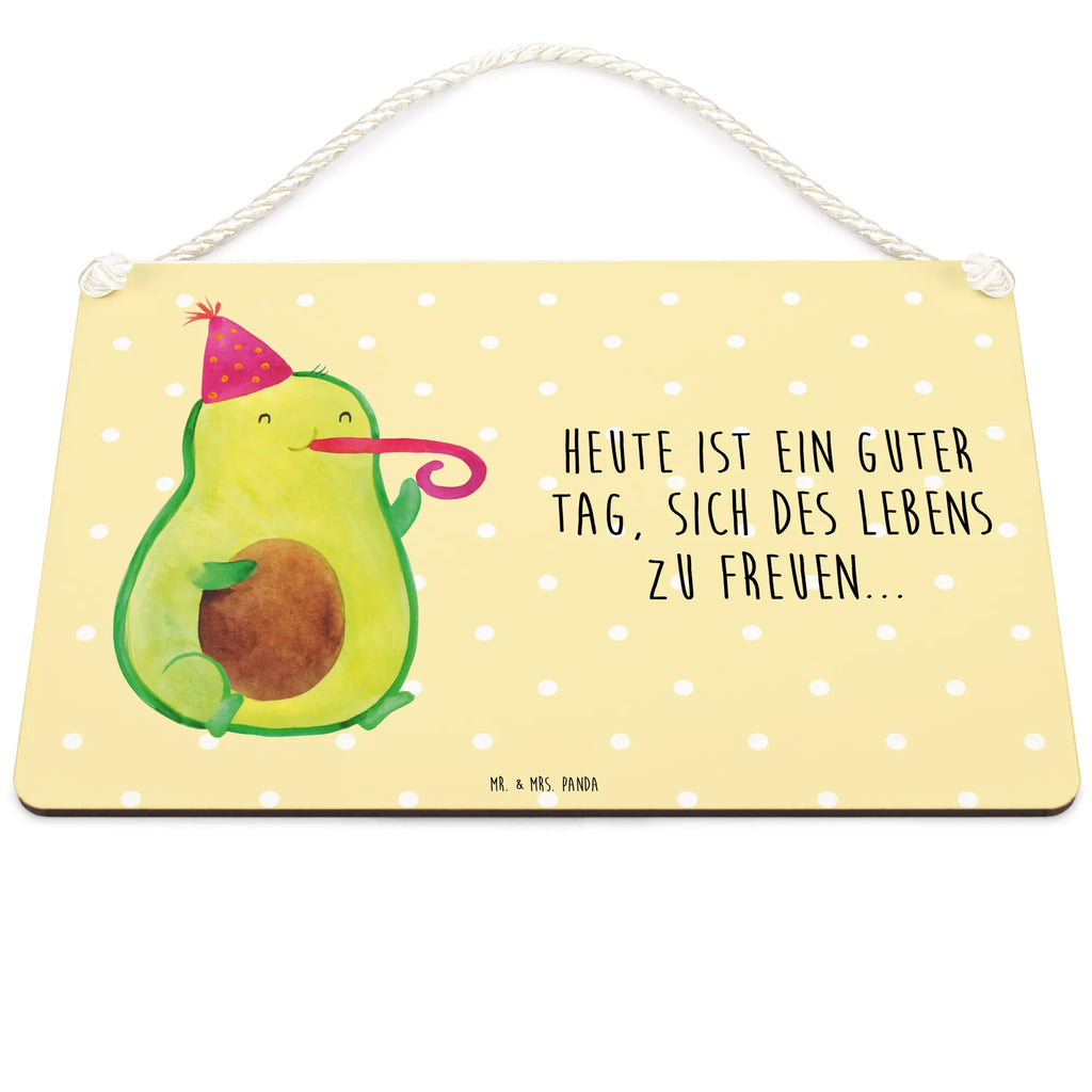 Deko Schild Avocado Partyhupe Dekoschild, Deko Schild, Schild, Tür Schild, Türschild, Holzschild, Wandschild, Wanddeko, Avocado, Veggie, Vegan, Gesund, Party, Feierlichkeit, Feier, Fete, Geburtstag, Gute Laune, Tröte