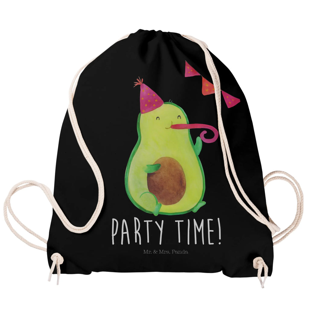 Sportbeutel Avocado Party Time Sportbeutel, Turnbeutel, Beutel, Sporttasche, Tasche, Stoffbeutel, Sportbeutel Kinder, Gymsack, Beutel Rucksack, Kleine Sporttasche, Sportzubehör, Turnbeutel Baumwolle, Avocado, Veggie, Vegan, Gesund