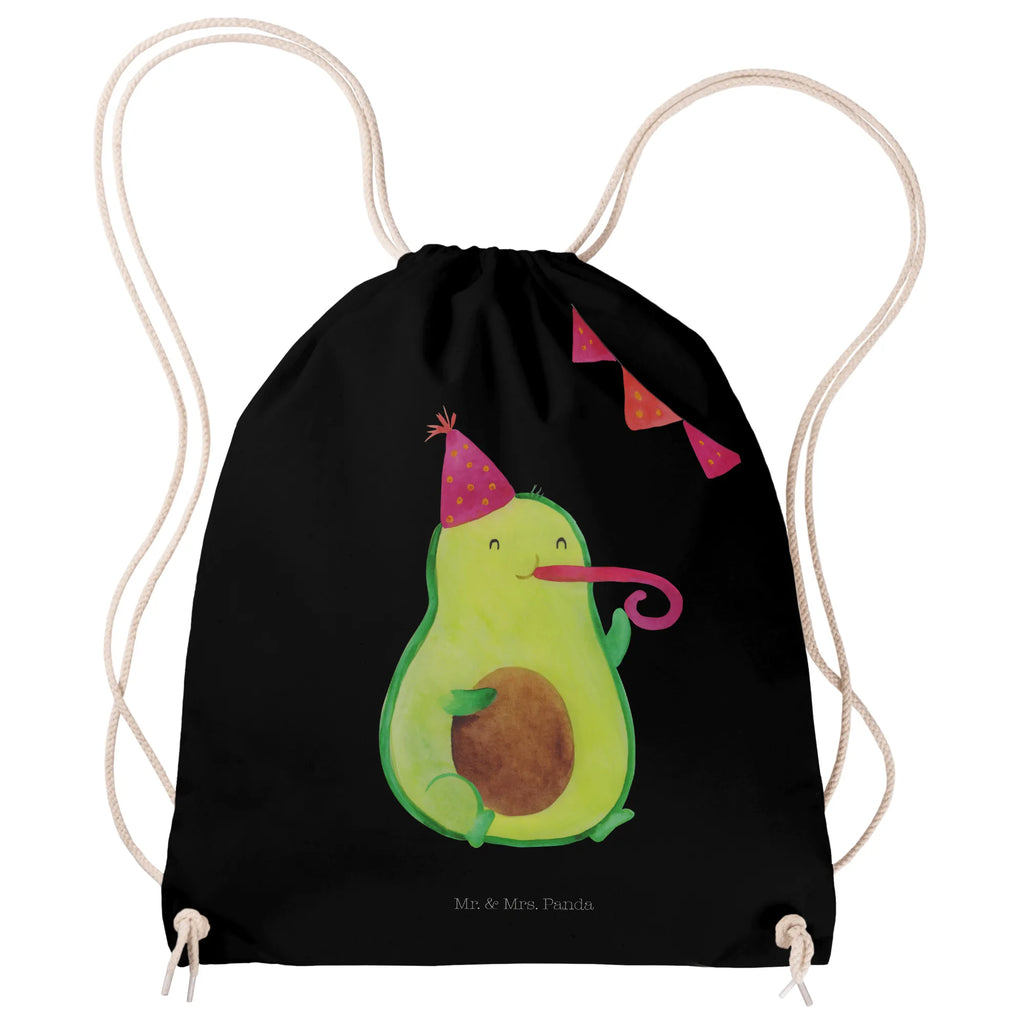 Sportbeutel Avocado Party Time Sportbeutel, Turnbeutel, Beutel, Sporttasche, Tasche, Stoffbeutel, Sportbeutel Kinder, Gymsack, Beutel Rucksack, Kleine Sporttasche, Sportzubehör, Turnbeutel Baumwolle, Avocado, Veggie, Vegan, Gesund