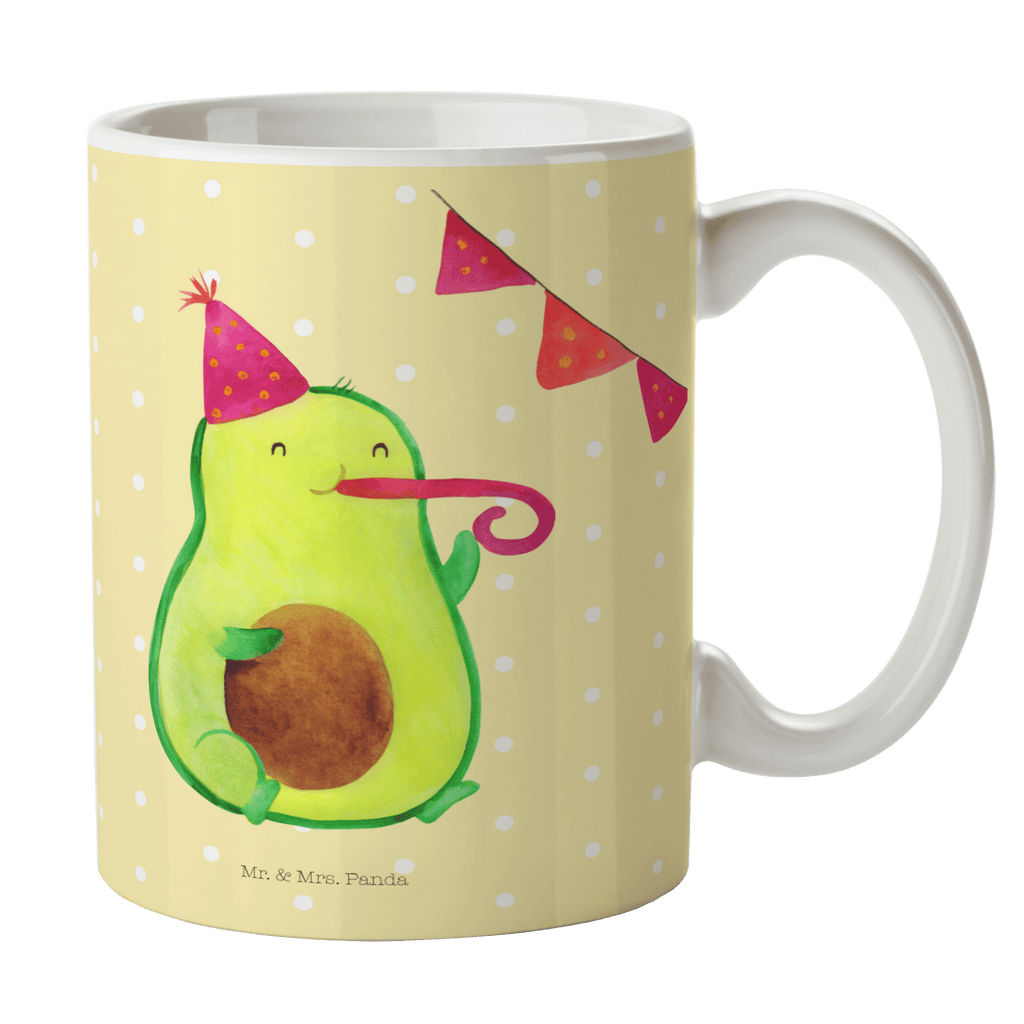 Tasse Avocado Party Time Tasse, Kaffeetasse, Teetasse, Becher, Kaffeebecher, Teebecher, Keramiktasse, Porzellantasse, Büro Tasse, Geschenk Tasse, Tasse Sprüche, Tasse Motive, Kaffeetassen, Tasse bedrucken, Designer Tasse, Cappuccino Tassen, Schöne Teetassen, Avocado, Veggie, Vegan, Gesund