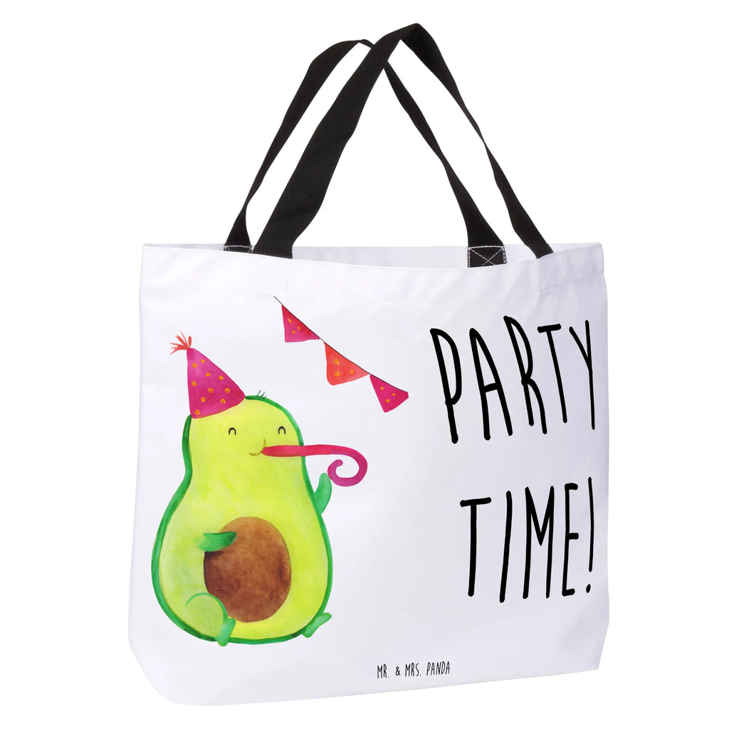 Shopper Avocado Party Time Beutel, Einkaufstasche, Tasche, Strandtasche, Einkaufsbeutel, Shopper, Schultasche, Freizeittasche, Tragebeutel, Schulbeutel, Alltagstasche, Avocado, Veggie, Vegan, Gesund