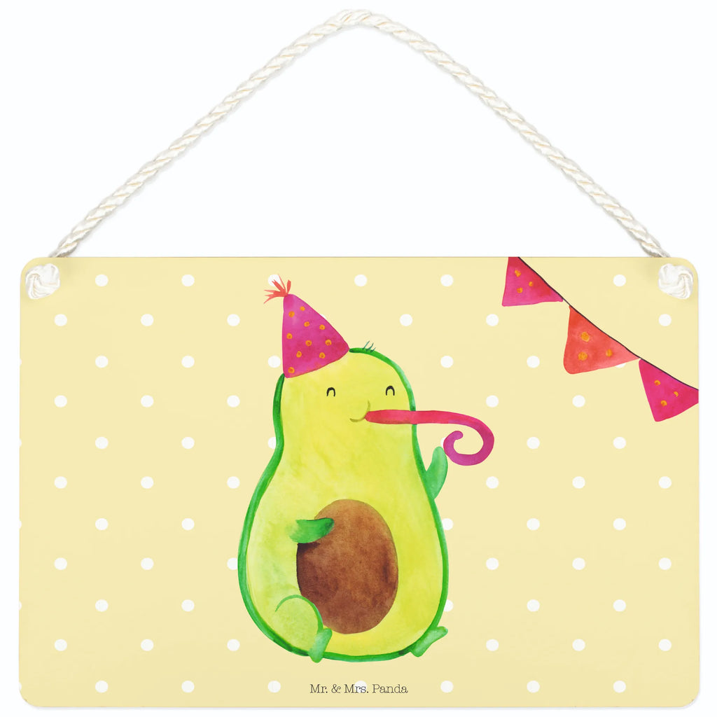 Deko Schild Avocado Party Time Dekoschild, Deko Schild, Schild, Tür Schild, Türschild, Holzschild, Wandschild, Wanddeko, Avocado, Veggie, Vegan, Gesund