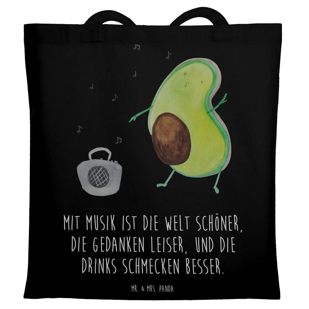 Tragetasche Avocado tanzt Beuteltasche, Beutel, Einkaufstasche, Jutebeutel, Stoffbeutel, Tasche, Shopper, Umhängetasche, Strandtasche, Schultertasche, Stofftasche, Tragetasche, Badetasche, Jutetasche, Einkaufstüte, Laptoptasche, Avocado, Veggie, Vegan, Gesund