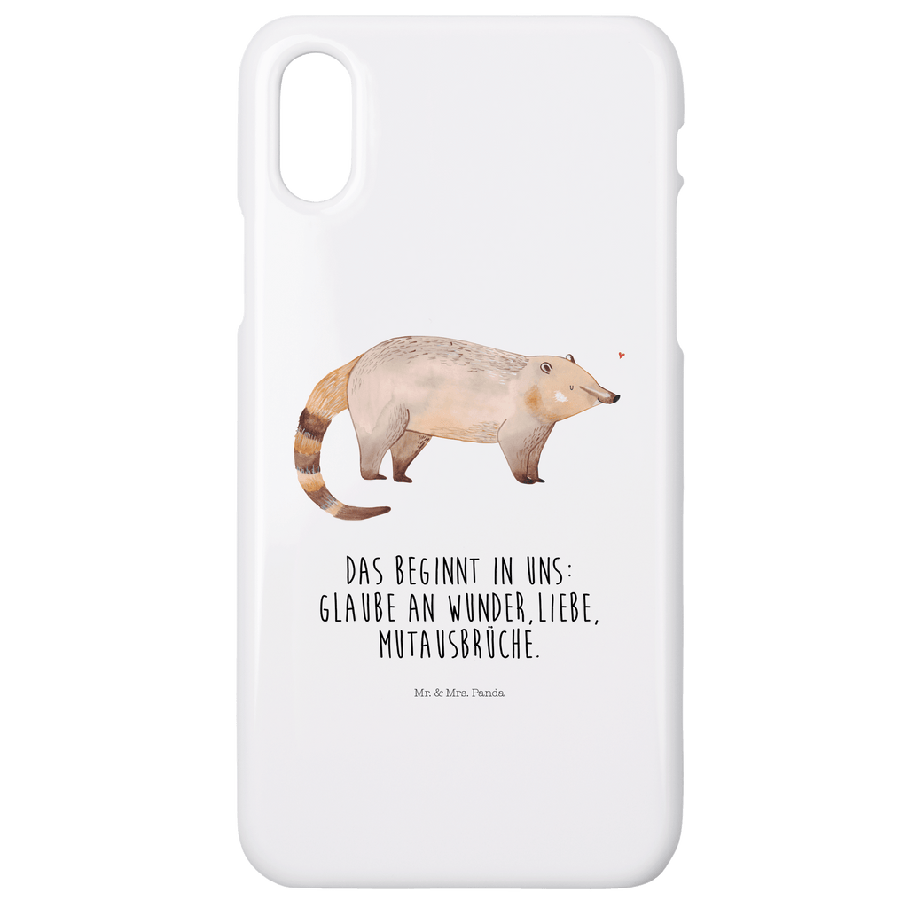 Handyhülle Nasenbaer Handyhülle, Handycover, Cover, Handy, Hülle, Iphone 10, Iphone X, Tiermotive, Gute Laune, lustige Sprüche, Tiere, Nasenbär, Nasenbären, Rüsselbär, Bär