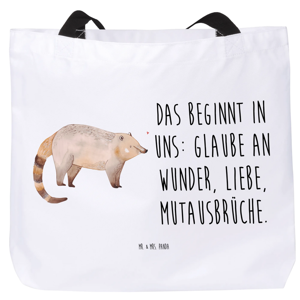 Shopper Nasenbaer Beutel, Einkaufstasche, Tasche, Strandtasche, Einkaufsbeutel, Shopper, Schultasche, Freizeittasche, Tragebeutel, Schulbeutel, Alltagstasche, Tiermotive, Gute Laune, lustige Sprüche, Tiere, Nasenbär, Nasenbären, Rüsselbär, Bär