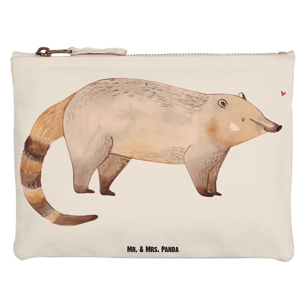 Schminktasche Nasenbaer Schminktasche, Kosmetiktasche, Kosmetikbeutel, Stiftemäppchen, Etui, Federmappe, Makeup, XXL, Schminketui, Kosmetiketui, Schlamperetui, Tiermotive, Gute Laune, lustige Sprüche, Tiere, Nasenbär, Nasenbären, Rüsselbär, Bär