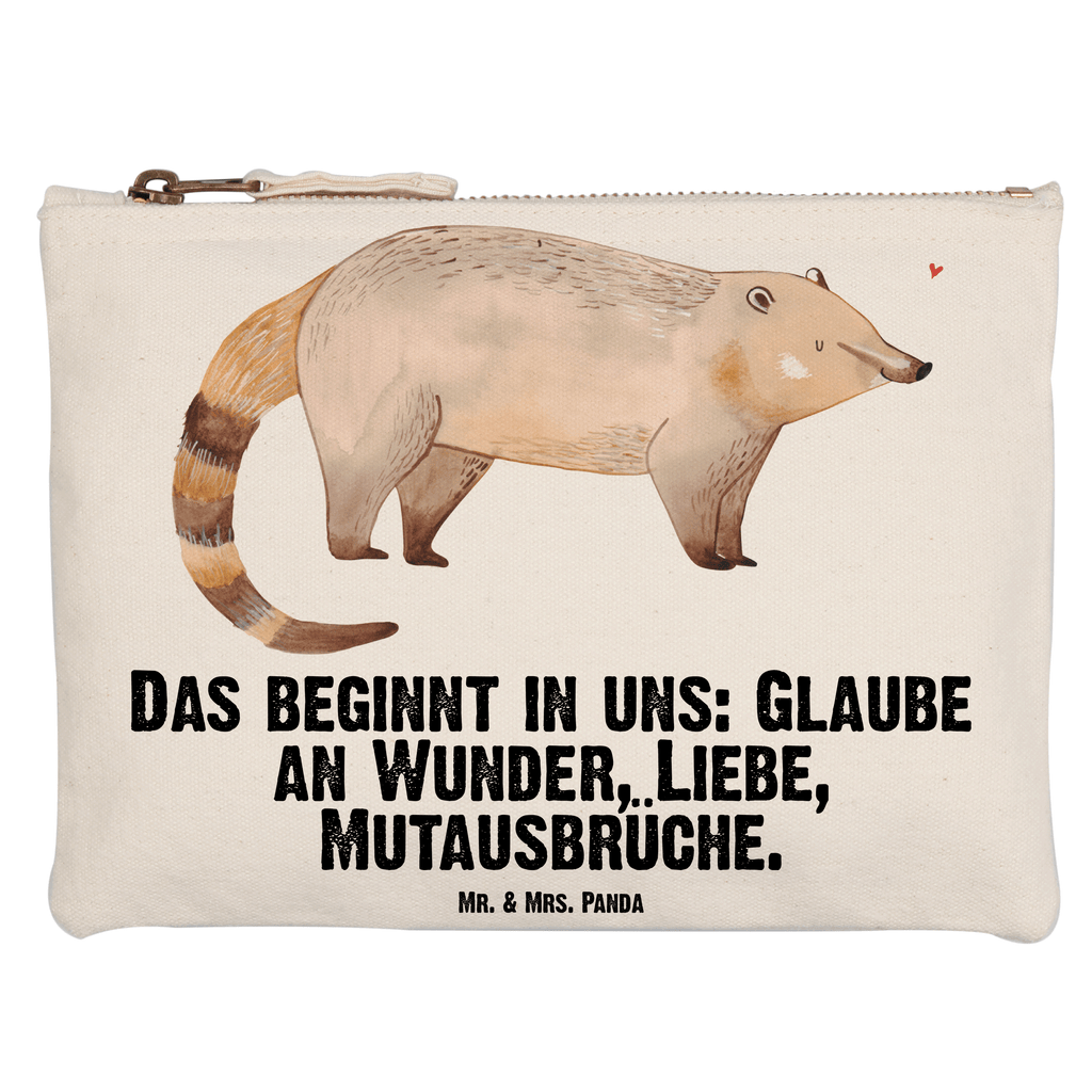 Schminktasche Nasenbaer Schminktasche, Kosmetiktasche, Kosmetikbeutel, Stiftemäppchen, Etui, Federmappe, Makeup, XXL, Schminketui, Kosmetiketui, Schlamperetui, Tiermotive, Gute Laune, lustige Sprüche, Tiere, Nasenbär, Nasenbären, Rüsselbär, Bär