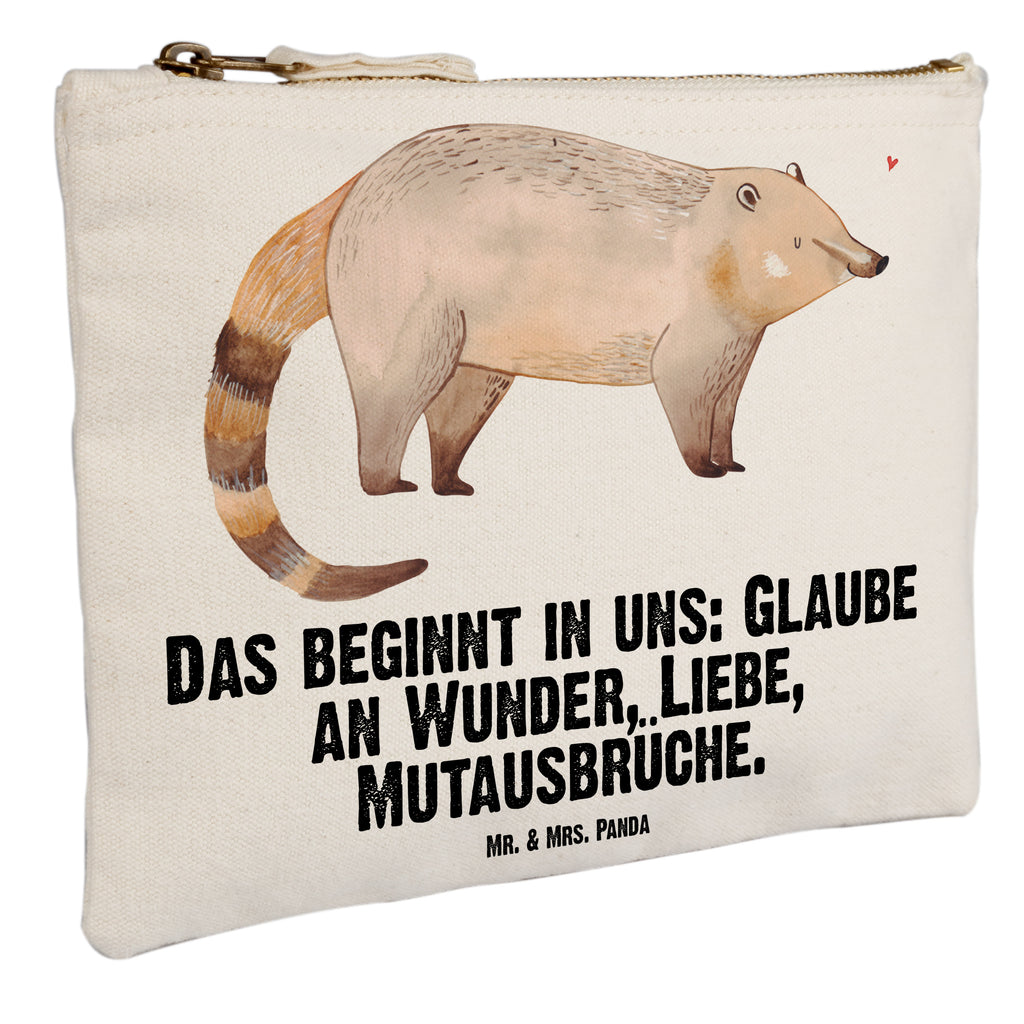 Schminktasche Nasenbaer Schminktasche, Kosmetiktasche, Kosmetikbeutel, Stiftemäppchen, Etui, Federmappe, Makeup, XXL, Schminketui, Kosmetiketui, Schlamperetui, Tiermotive, Gute Laune, lustige Sprüche, Tiere, Nasenbär, Nasenbären, Rüsselbär, Bär