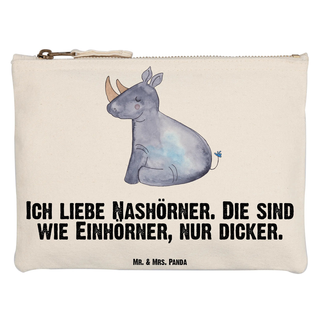 Schminktasche Einhorn Nashorn Schminktasche, Kosmetiktasche, Kosmetikbeutel, Stiftemäppchen, Etui, Federmappe, Makeup, XXL, Schminketui, Kosmetiketui, Schlamperetui, Einhorn, Einhörner, Einhorn Deko, Pegasus, Unicorn, Regenbogen, witzig, lustig, Zoo, Glitzer, Einhornpower, Erwachsenwerden, Nashorn, Nashörner