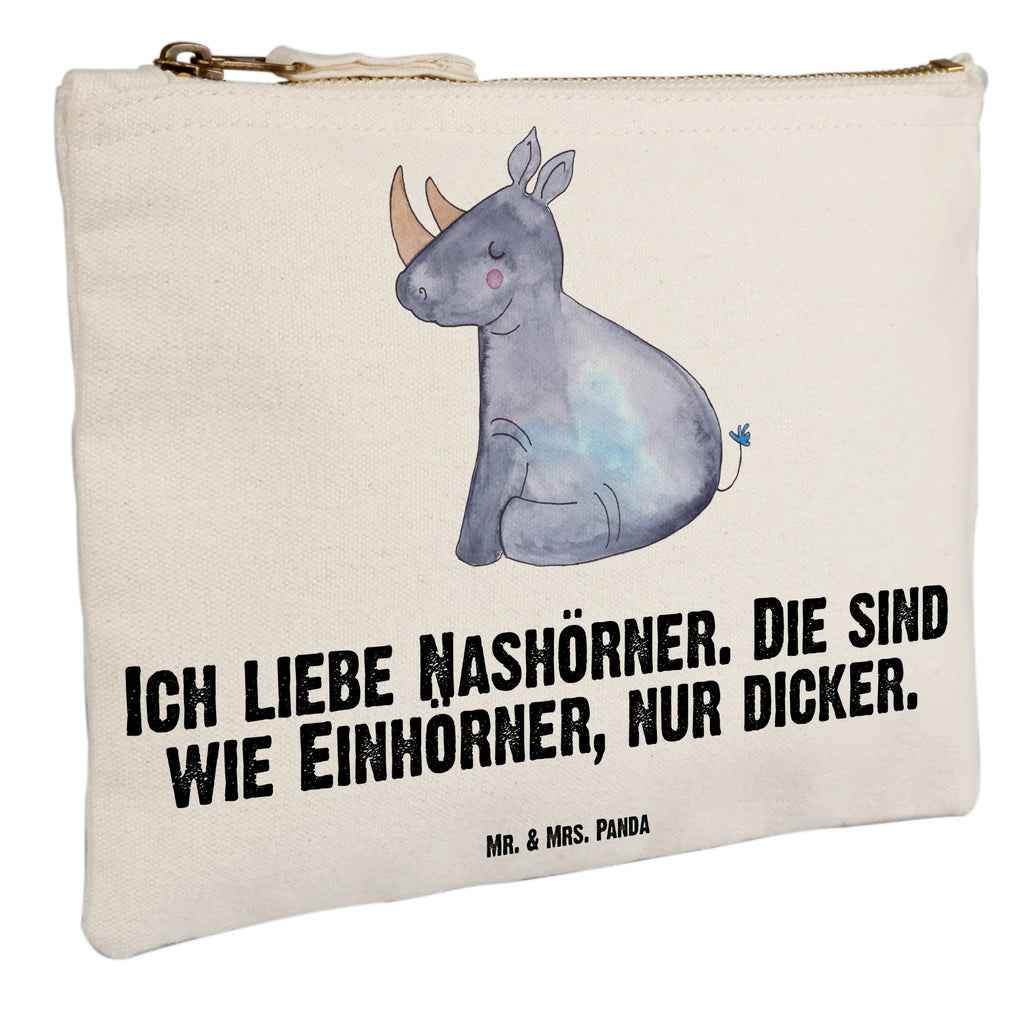 Schminktasche Einhorn Nashorn Schminktasche, Kosmetiktasche, Kosmetikbeutel, Stiftemäppchen, Etui, Federmappe, Makeup, XXL, Schminketui, Kosmetiketui, Schlamperetui, Einhorn, Einhörner, Einhorn Deko, Pegasus, Unicorn, Regenbogen, witzig, lustig, Zoo, Glitzer, Einhornpower, Erwachsenwerden, Nashorn, Nashörner