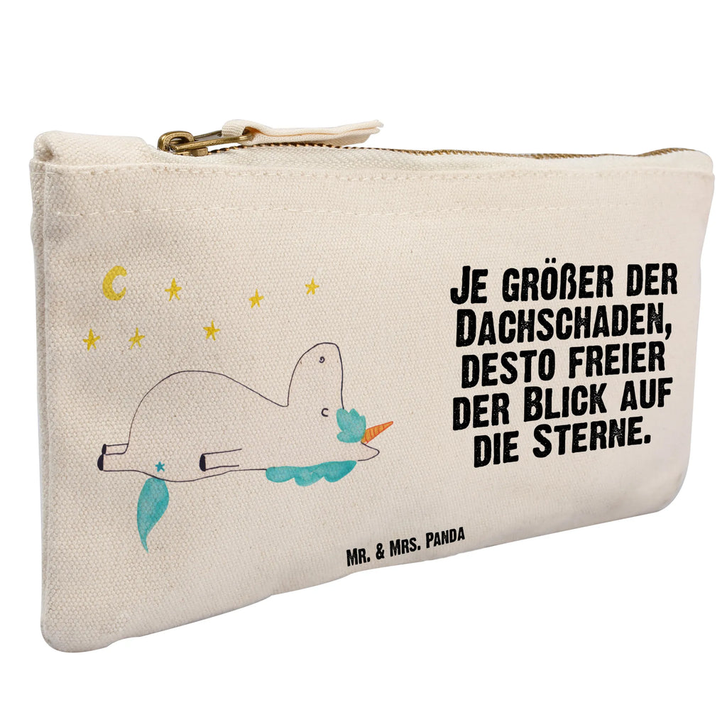 Schminktasche Einhorn Sternenhimmel Schminktasche, Kosmetiktasche, Kosmetikbeutel, Stiftemäppchen, Etui, Federmappe, Makeup, XXL, Schminketui, Kosmetiketui, Schlamperetui, Einhorn, Einhörner, Einhorn Deko, Pegasus, Unicorn, Sterne, Dachschaden, Verrückt, Sternenhimmel