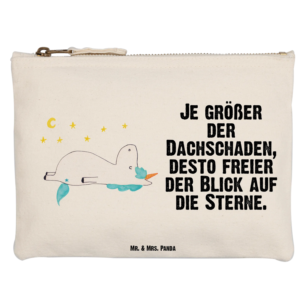 Schminktasche Einhorn Sternenhimmel Schminktasche, Kosmetiktasche, Kosmetikbeutel, Stiftemäppchen, Etui, Federmappe, Makeup, XXL, Schminketui, Kosmetiketui, Schlamperetui, Einhorn, Einhörner, Einhorn Deko, Pegasus, Unicorn, Sterne, Dachschaden, Verrückt, Sternenhimmel