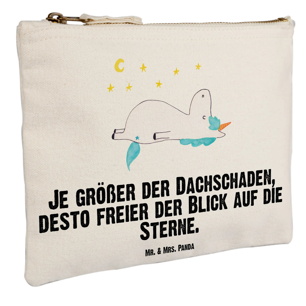 Schminktasche Einhorn Sternenhimmel Schminktasche, Kosmetiktasche, Kosmetikbeutel, Stiftemäppchen, Etui, Federmappe, Makeup, XXL, Schminketui, Kosmetiketui, Schlamperetui, Einhorn, Einhörner, Einhorn Deko, Pegasus, Unicorn, Sterne, Dachschaden, Verrückt, Sternenhimmel