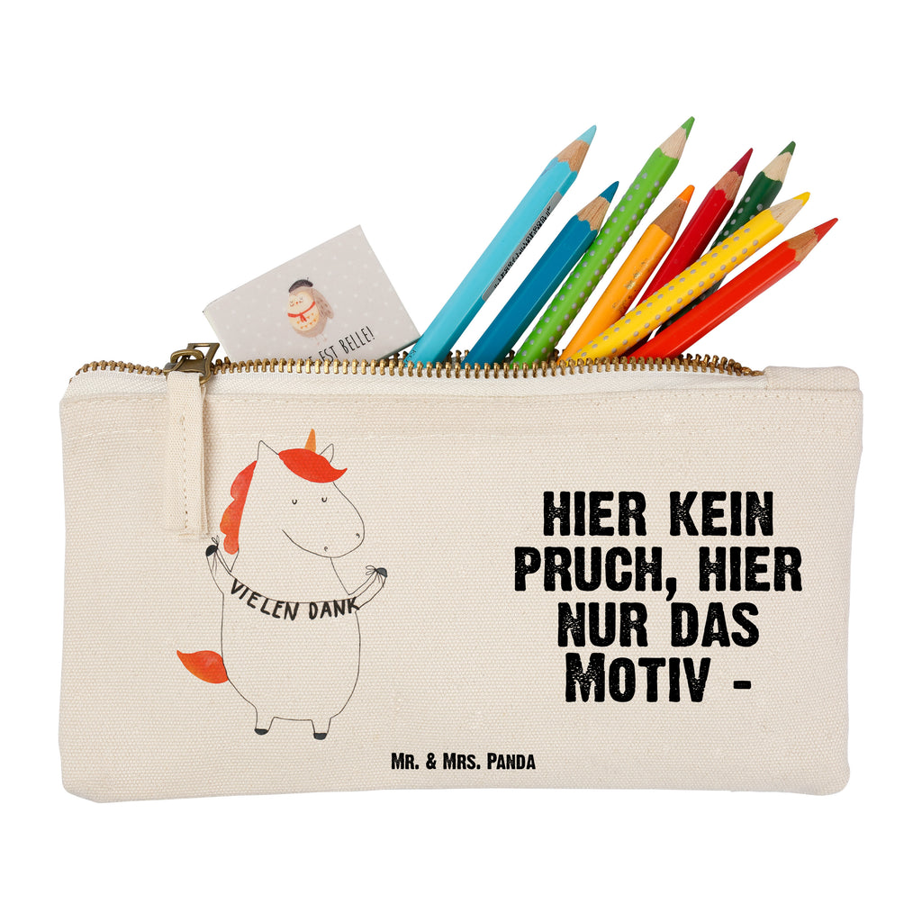 Schminktasche Einhorn Vielen Dank Schminktasche, Kosmetiktasche, Kosmetikbeutel, Stiftemäppchen, Etui, Federmappe, Makeup, XXL, Schminketui, Kosmetiketui, Schlamperetui, Einhorn, Einhörner, Einhorn Deko, Pegasus, Unicorn, Danke, vielen Dank, Dankeschön, Danksagung