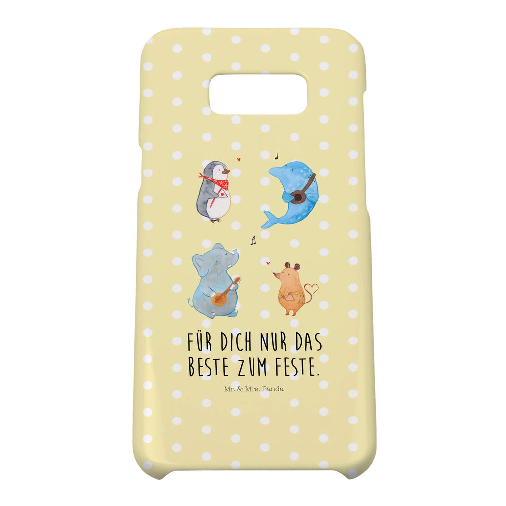 Handyhülle Big Band Handyhülle, Handycover, Cover, Handy, Hülle, Iphone 10, Iphone X, Tiermotive, Gute Laune, lustige Sprüche, Tiere, Hund, Pinguin, Maus, Elefant, Delfin, Gitarre, Band, Triangel, Musikanten, Musik