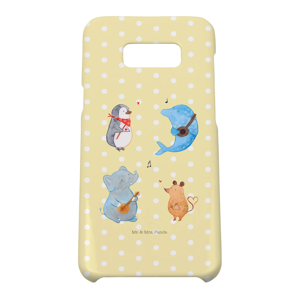 Handyhülle Big Band Handyhülle, Handycover, Cover, Handy, Hülle, Iphone 10, Iphone X, Tiermotive, Gute Laune, lustige Sprüche, Tiere, Hund, Pinguin, Maus, Elefant, Delfin, Gitarre, Band, Triangel, Musikanten, Musik