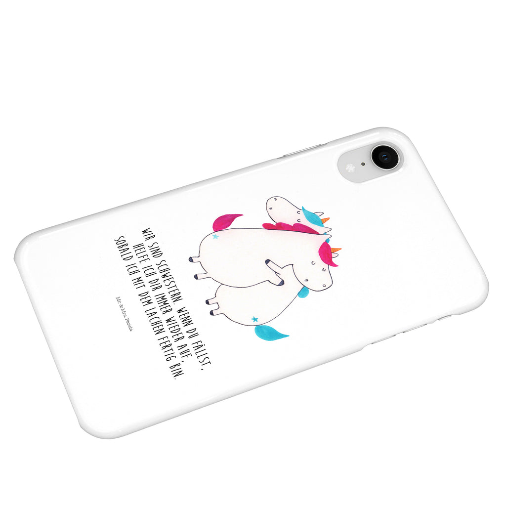 Handyhülle Einhörner Umarmen Handyhülle, Handycover, Cover, Handy, Hülle, Iphone 10, Iphone X, Einhorn, Einhörner, Einhorn Deko, Pegasus, Unicorn, Freundinnen, Freundin, BFF, Schwester, Schwestern, Familie, Geschwister, Sister, Liebe