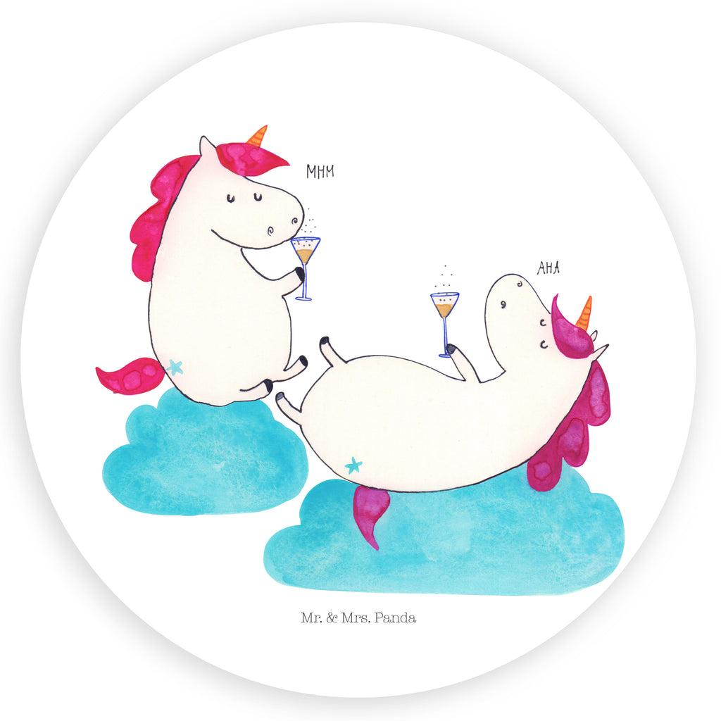 Rund Aufkleber Einhörner Sekt Sticker, Aufkleber, Etikett, Einhorn, Einhörner, Einhorn Deko, Pegasus, Unicorn, Freundinnen, Freundin, BFF, Sekt, Mädelsabend, Spaß, Party, Korken, Anstoßen, Beste