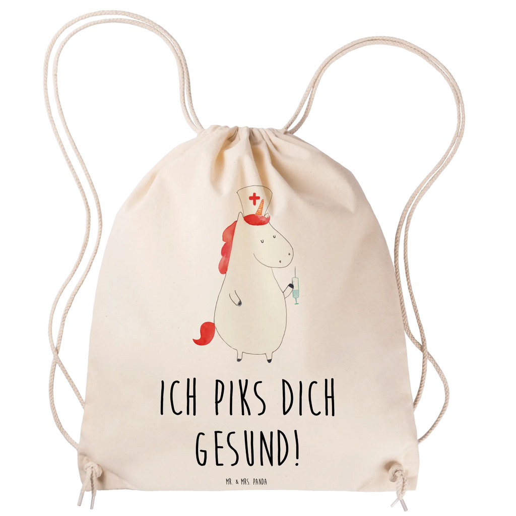 Sportbeutel Einhorn Krankenschwester Sportbeutel, Turnbeutel, Beutel, Sporttasche, Tasche, Stoffbeutel, Sportbeutel Kinder, Gymsack, Beutel Rucksack, Kleine Sporttasche, Sportzubehör, Turnbeutel Baumwolle, Einhorn, Einhörner, Einhorn Deko, Pegasus, Unicorn, Krankenschwester Geschenk, Krankenpfleger Geschenk, Krankenpflegerin, Krankenschwester Dankeschön, Krankenhaus, Ärztin Geschenk