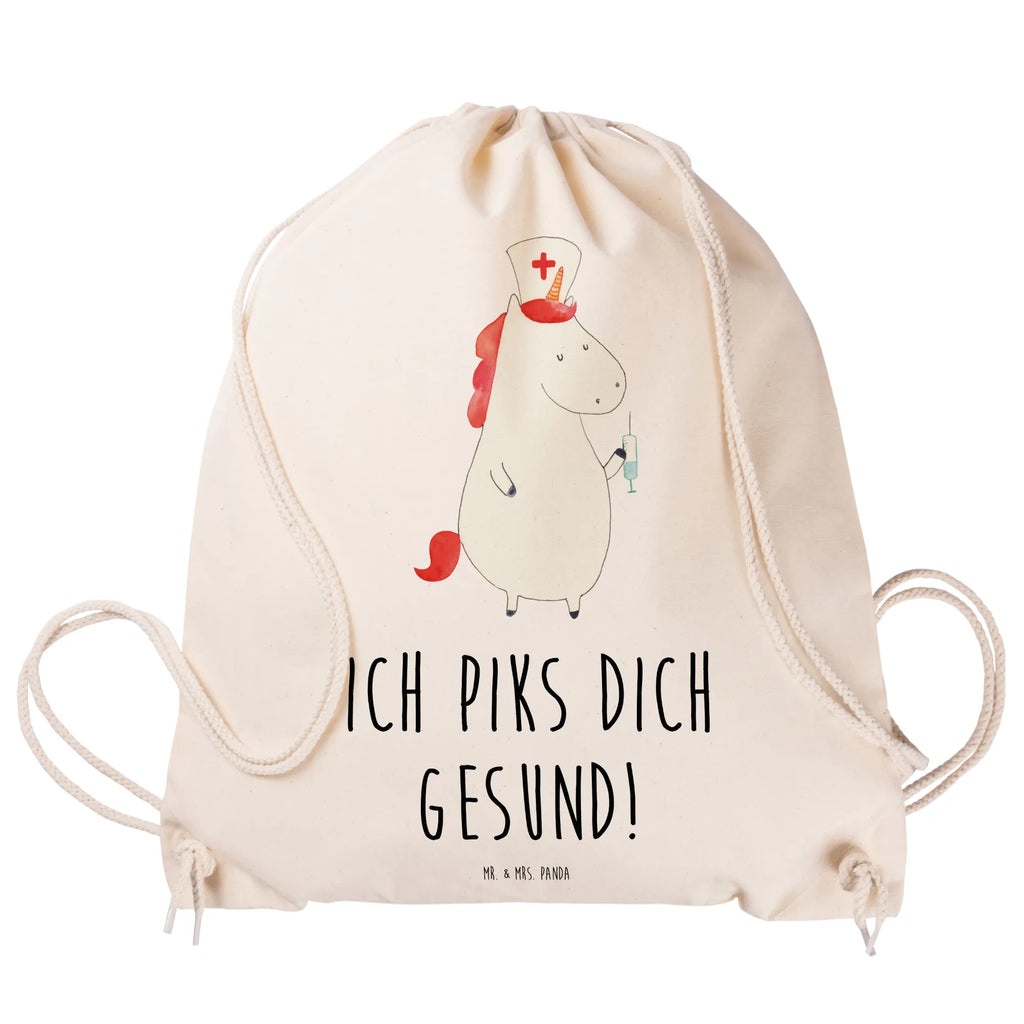 Sportbeutel Einhorn Krankenschwester Sportbeutel, Turnbeutel, Beutel, Sporttasche, Tasche, Stoffbeutel, Sportbeutel Kinder, Gymsack, Beutel Rucksack, Kleine Sporttasche, Sportzubehör, Turnbeutel Baumwolle, Einhorn, Einhörner, Einhorn Deko, Pegasus, Unicorn, Krankenschwester Geschenk, Krankenpfleger Geschenk, Krankenpflegerin, Krankenschwester Dankeschön, Krankenhaus, Ärztin Geschenk