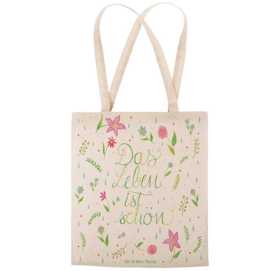 Einkaufstasche Blumen Das Leben ist schön Tragetasche, Tasche, Beutel, Stofftasche, Baumwolltasche, Umhängetasche, Shopper, Einkaufstasche, Beuteltasche, Blumen Deko, Frühlings Deko, Sommer Deko, Dekoration, positive Botschaft, Naturliebhaber, Outdoor, Natur, Abenteuer, Blumen, Blümchen, Das Leben ist schön, Spruch über das Leben, Motivation Spruch, fröhlich sein, glücklich sein