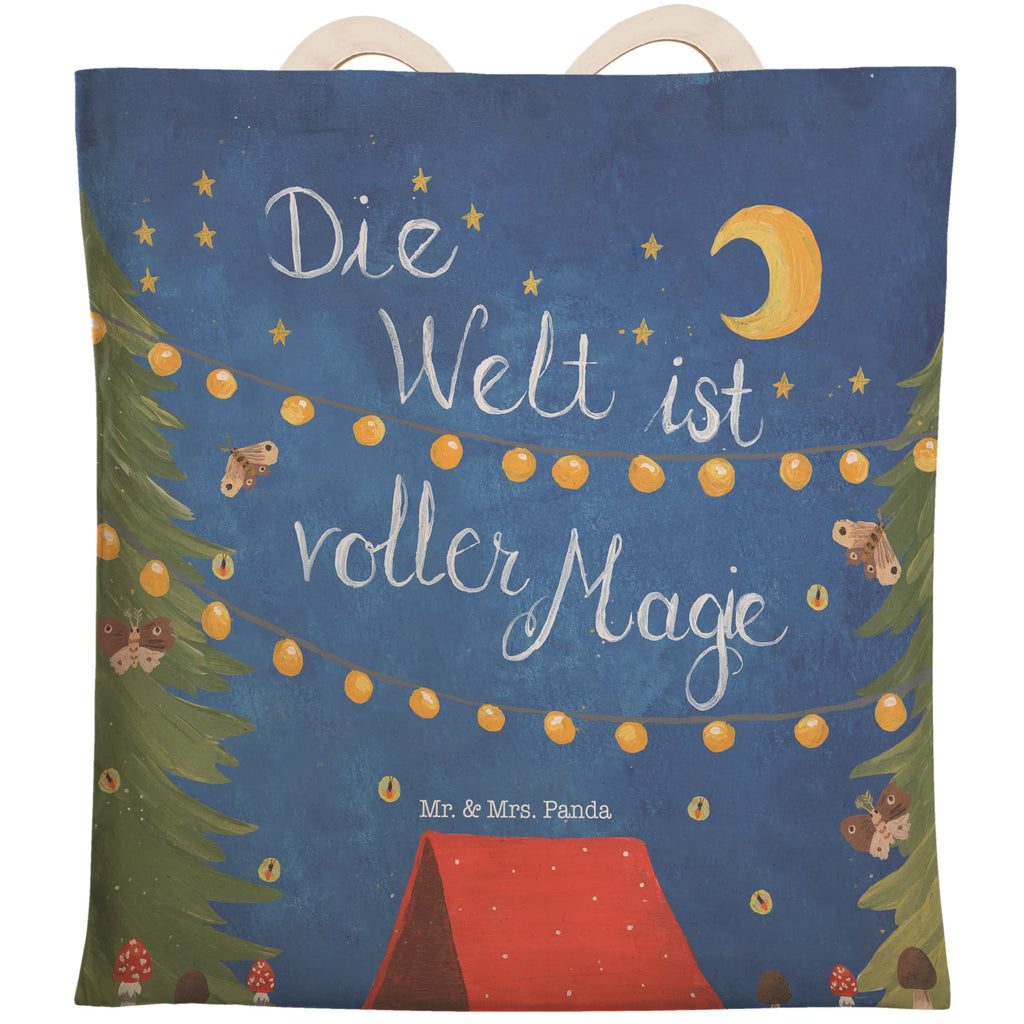 Einkaufstasche Die Welt ist voller Magie Tragetasche, Tasche, Beutel, Stofftasche, Baumwolltasche, Umhängetasche, Shopper, Einkaufstasche, Beuteltasche, Blumen Deko, Frühlings Deko, Sommer Deko, Dekoration, positive Botschaft, Naturliebhaber, Outdoor, Natur, Abenteuer