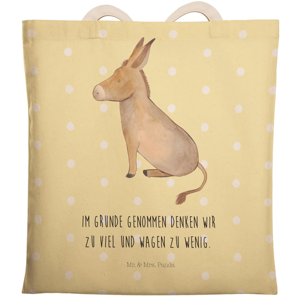 Einkaufstasche Esel Tragetasche, Tasche, Beutel, Stofftasche, Baumwolltasche, Umhängetasche, Shopper, Einkaufstasche, Beuteltasche, Tiermotive, Gute Laune, lustige Sprüche, Tiere, Esel, Weisheit, Lebensmut, Lebensglück, Ziel, Lebensziel, Mut, erfolg, tapferkeit, positive gedanken, zuversicht