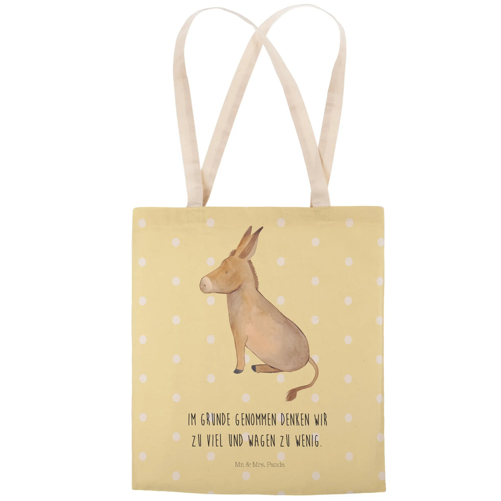 Einkaufstasche Esel Tragetasche, Tasche, Beutel, Stofftasche, Baumwolltasche, Umhängetasche, Shopper, Einkaufstasche, Beuteltasche, Tiermotive, Gute Laune, lustige Sprüche, Tiere, Esel, Weisheit, Lebensmut, Lebensglück, Ziel, Lebensziel, Mut, erfolg, tapferkeit, positive gedanken, zuversicht