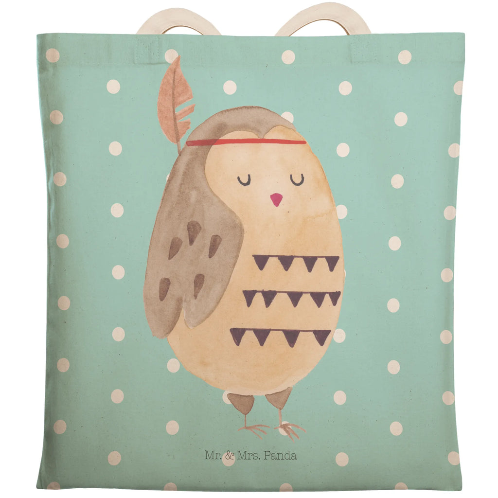 Einkaufstasche Eule Federschmuck Tragetasche, Tasche, Beutel, Stofftasche, Baumwolltasche, Umhängetasche, Shopper, Einkaufstasche, Beuteltasche, Eule, Eule Deko, Owl, Das Leben ist ein Abenteuer, Reisespruch, Federschmuck, Dekoration