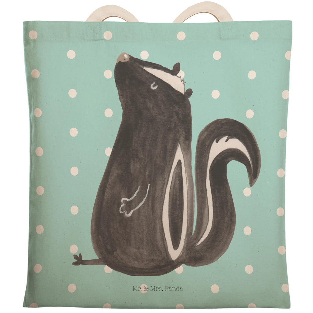 Einkaufstasche Stinktier sitzend Tragetasche, Tasche, Beutel, Stofftasche, Baumwolltasche, Umhängetasche, Shopper, Einkaufstasche, Beuteltasche, Stinktier, Skunk, Wildtier, Raubtier, Stinker, Stinki, Spruch, Büro, Recht, Besserwisser