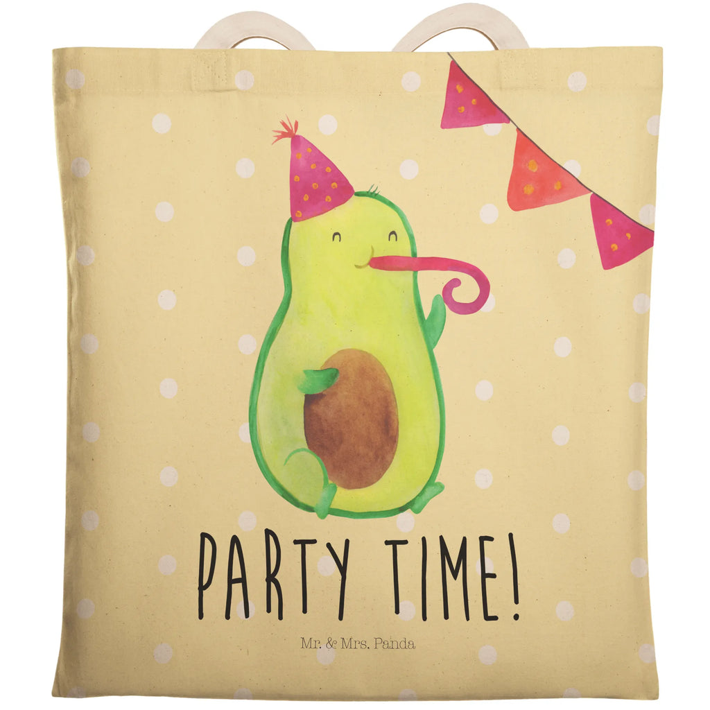 Einkaufstasche Avocado Party Zeit Tragetasche, Tasche, Beutel, Stofftasche, Baumwolltasche, Umhängetasche, Shopper, Einkaufstasche, Beuteltasche, Avocado, Veggie, Vegan, Gesund